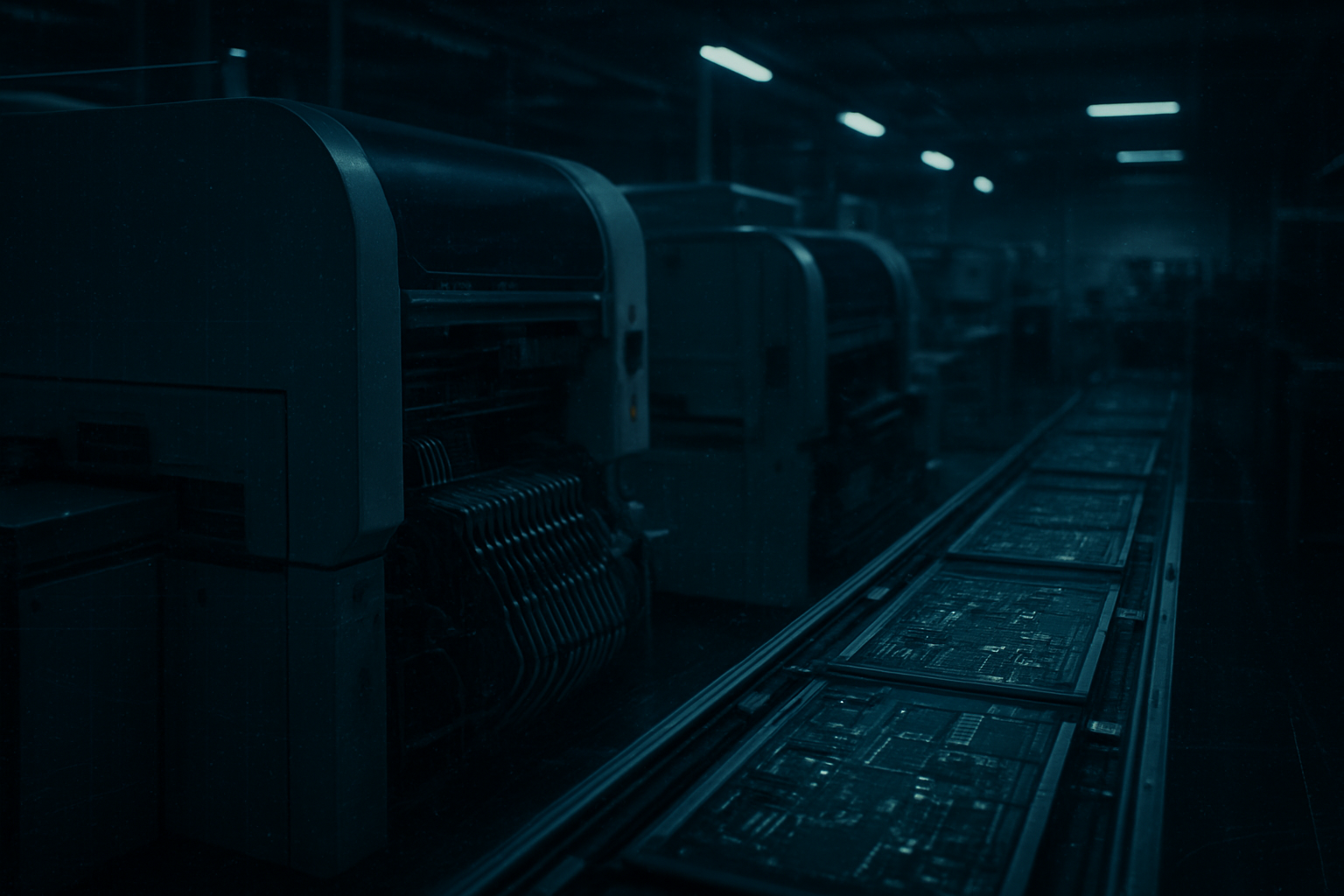 Electronics manufacturing line